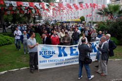 KESK VE ÖDP\ DEN PROTESTO 