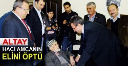 Altay 97 Yaşındaki Köksal Amca’nın Elini Öptü