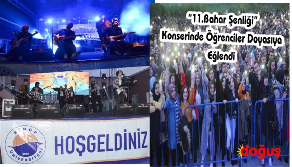 "11.Bahar Şenliği" Konserinde Öğrenciler Doyasıya Eğlendi