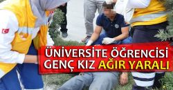 Üniversite Öğrencisi Genç Kıza Otomobil Çarptı