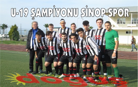 U-19 ŞAMPİYONU SİNOP SPOR