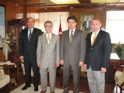 REKTÖR ADAYI BİRCAN VALİYİ ZİYARET ETTİ 