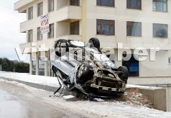 Hurdaya Dönen Araçtan Sağ Çıktı