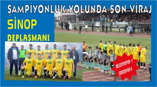 2014-2015 SEZONU SİNOP ŞAMPİYONLUĞUNA (N) KALDI