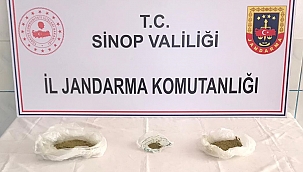 Ayancık'ta uyuşturucu operasyonu: 1 gözaltı