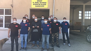 Ayancık İlçe Özel İdaresi emekçilerine '1 Mayıs' hediyesi