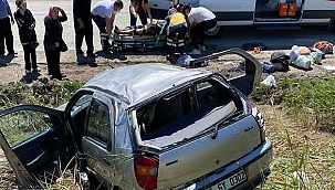 Boyabat'ta trafik kazası: 4 yaralı