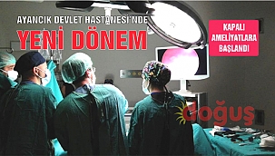 Hastanemizde Genel Cerrahi Ameliyatlarında yeni Dönem