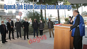 Ayancık Türk Eğitim-Sen'den basın açıklaması