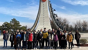 Ayancık'taki afette görev alan gençler için gezi