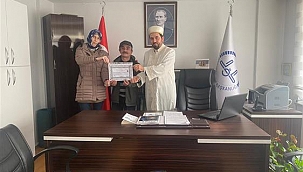 Hollandalı gelin Ayancık'ta İslamı seçti