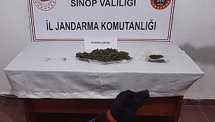 Ayancık'ta uyuşturucu operasyonu: 2 gözaltı