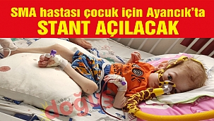 Ayancık'ta SMA hastası çocuk için stant açılacak
