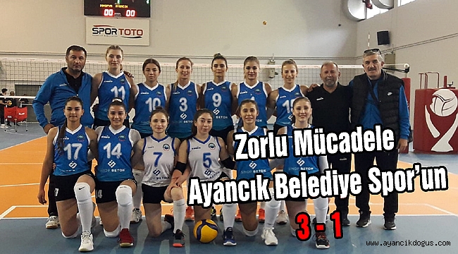Zorlu Mücadele Ayancık Belediye Spor'un: 3 - 1