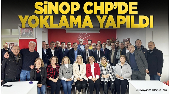 Sinop CHP'de aday belirlemek için eğilim yoklaması yapıldı