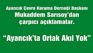 Ayancık'ta Ortak Akıl Yok