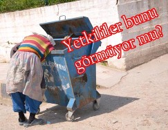 Yaşlı kadının dramı