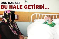10 aylık bebeğini hastanelik etti