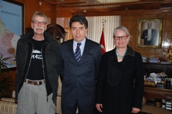 DANİMARKALI ÇİFT VALİ CENGİZ İ ZİYARET ETTİ 