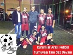 Kurumlar Arası Futbol Turnuvası Tam Gaz Devam