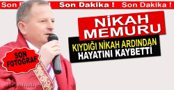 Kalp Krizi Geçiren Nikah Memuru Kurtarılamadı