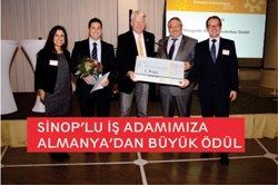 Sinoplu Arslan Açıkgöz‘e Almanya‘dan büyük ödül 