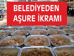 Ayancık Belediyesinden Aşure ikramı