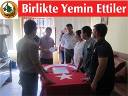 Türk Bayrağına El Basarak Ant İçtiler