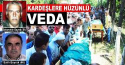 Kazada Ölen Kardeşler Toprağa Verildi