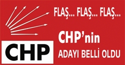 CHP'nin Adayı belli oldu
