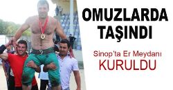 Sinop ta Er Meydanı Kuruldu