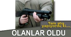 BOŞ HEDEFE ATIŞ YAPARKEN YARALANDI