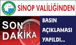 SİNOP VALİLİÐİNDEN BASIN AÇIKLAMASI