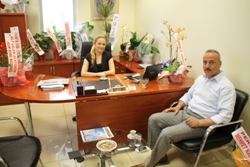 İş Bankası Müdürüne Ziyaret