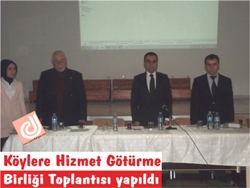 Köylere Hizmet Götürme Birliği Toplantısı Yapıldı