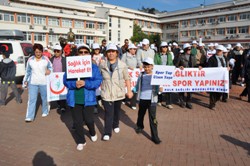 SİNOP, OBEZİTEYE KARŞI YÜRÜDÜ