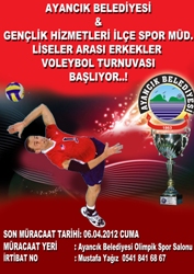 VOLEYBOL TURNUVASI BAŞLIYOR