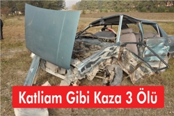 Katliam gibi kaza: 3 Ölü, 11 Yaralı