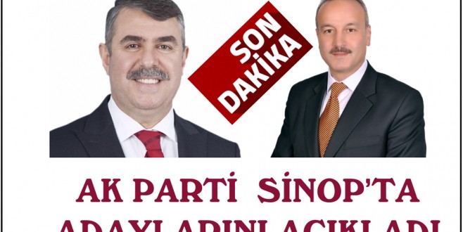 AK Parti'nin Sinop adayları belli oldu 