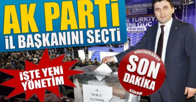 AK Parti Sinop İl Başkanı Ali Çöpçü