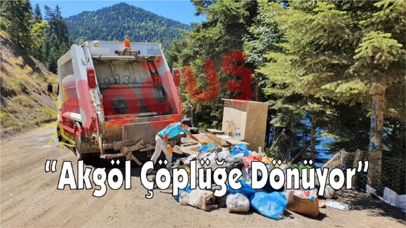 Akgöl Çöplüğe Dönüyor