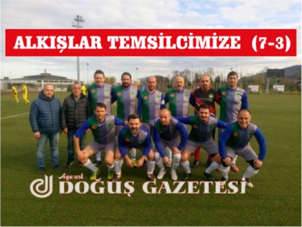 ALKIŞLAR TEMSİLCİMİZE (7-3)
