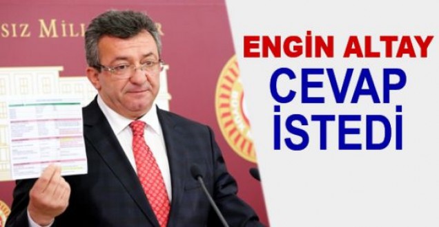 Altay Bakandan cevap istedi