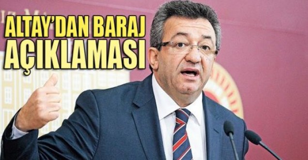 Altay'dan 'seçim barajı' açıklaması