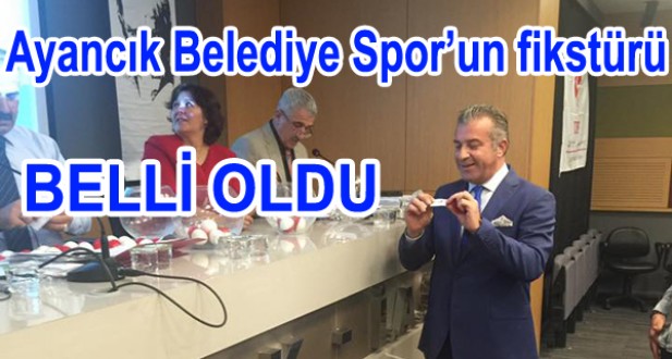 Ayancık Belediye Spor'un fikstürü belli oldu