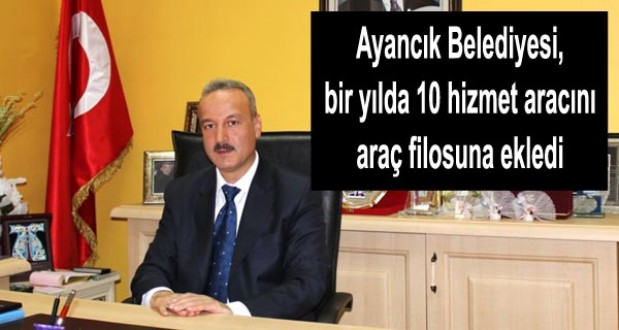 Ayancık Belediyesi araç filosunu genişletti