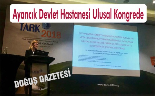 Ayancık Devlet Hastanesi Ulusal Kongrede