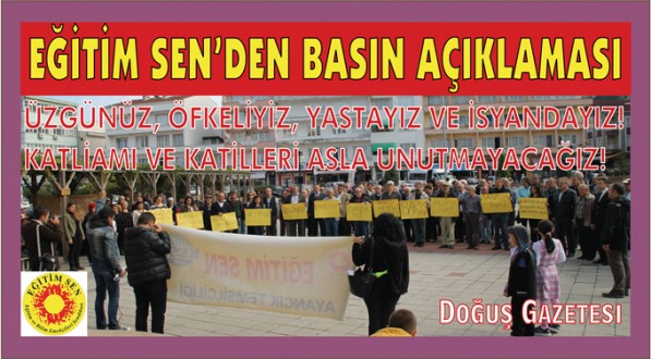 Ayancık Eğitim Sen'den Basın Açıklaması