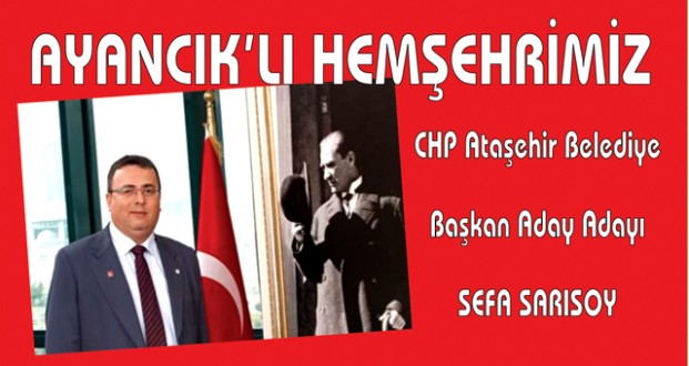 Ayancık'lı Hemşehrimizin adaylığına kesin gözüyle bakılıyor