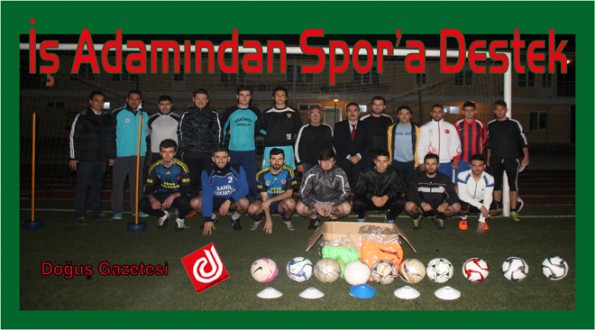 Ayancık'lı İş Adamımızdan Cevizli Spor'a Malzeme Yardımı